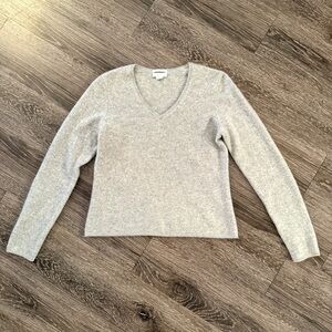 Charter Club 2 Ply Cashmere V Neck Sweater
